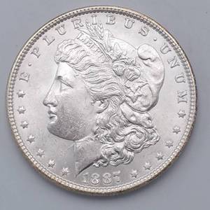 1887 Morgan Silver Dollarollar, Mint State