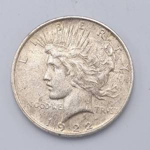 1922 Peace Silver Dollar