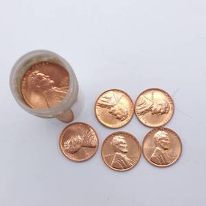 Complete Roll (50) 1960-D Small Date Lincoln Cents - AU to BU