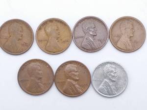 Lincoln Cents - 1914, 1916, 1916-D, 1917-S, 1918, 1939-S & 1943-S, Better Grades