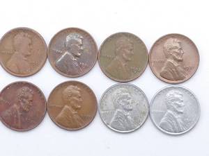 Lincoln Cents - 1911-D, 1931-D, 1932, 1937-D (AU), 1939-D, 1939-S, 1943-D & 1943-S, Better Grades.