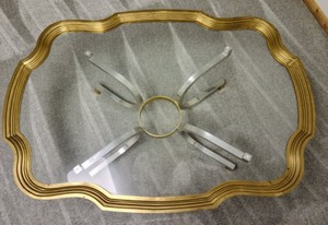 Glass Topped Coffee Table