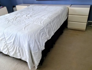 Lane Queen Bed Frame and Matching Nightstands