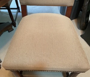 lot 226 image: Oval Laminate Table with 4 leaves and 6 Chairs