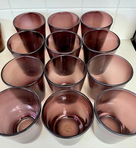 lot 53 image: Wonderful Variety Amethyst Glassware