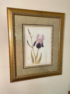 lot 55 image: Framed Floral Print