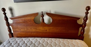 lot 205 image: Queen Bed Headboard and Frame