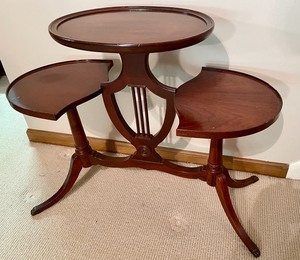 lot 224 image: Antique Mersman Multi Level Table