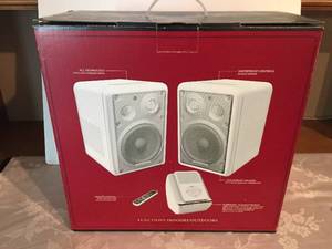 lot 371 image: Wireless Portable Speakers By Restoration Hardware