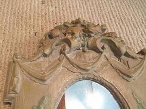 lot 377 image: Gargoyles Floral Wall Mirror