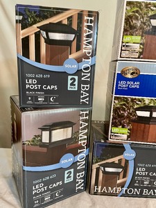 lot 280 image: Hampton Bay LED Light Post Caps