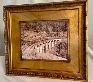 lot 306 image: Framed Railroad Photograph