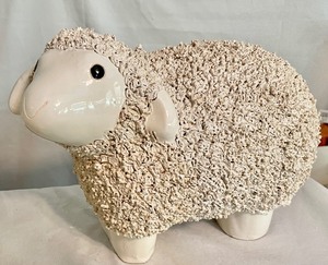 lot 332 image: 2 Ceramic Sheep