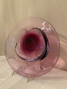 lot 193 image: Signed Amethyst Art Glass