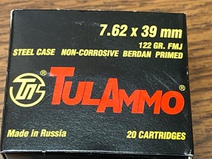 (20) Rounds 7.62x39mm