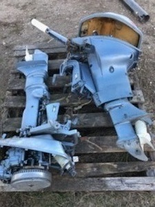2 Vintage Evinrude Boat Motors