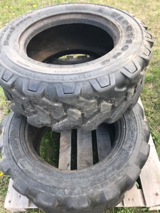 Used Skid Steer Tires (Lot of 3)
