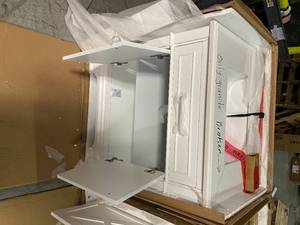Lot of 2 - 30 in Vanities- Top is damaged cabinet in good condition