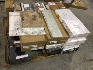 Lot of assorted ceramic flooring see pictures