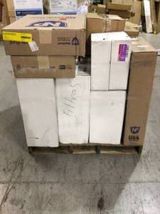 Pallet with assorted Furnace Filters see pictures