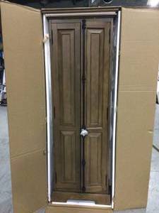 Home Decorators Clinton 24 in. W Linen Cabinet in Almond Latte not used