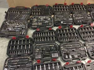 Lot of assorted Mechanic Tool Sets customer returns see pictures