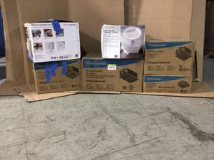 Lot of assorted Bath Fans open box customer returns various models and conditions see pictures