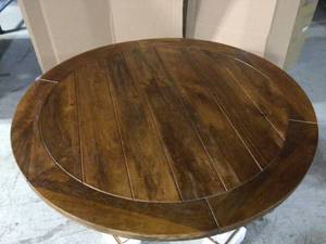 Cane Round Dining Table customer returns see pictures