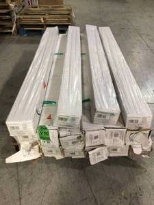 Lot of 14 Cases Home Decorators Hand Scraped Strand Woven Brown 12 in. T x 5-18 in. W x 72-78 in. L Solid Bamboo Flooring