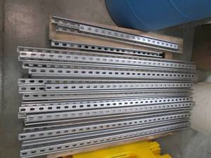lot 130 image: Large Lot of Heavy Duty Metal Suppo...
