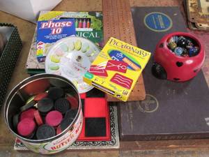 lot 167 image: Lot of Games Checkers, Scrabble, P...