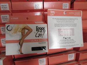 lot 197 image: Case of Leggs to Go Ultra Sheer K...