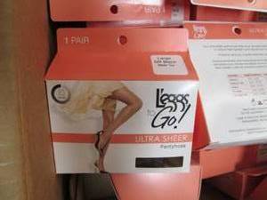 lot 209 image: Case of Leggs to Go Ultra Sheer P...