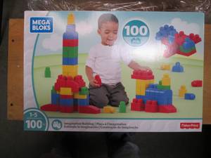 lot 214 image: Mega Blocks Imagination Building 1-...