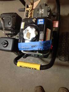 Lot of assorted preassure washers for parts or repair see pictures
