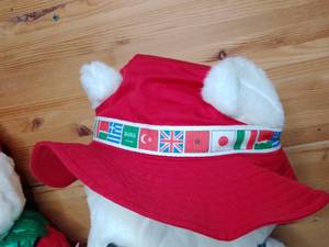 lot 90 image: 2 1990s Dayton Hudson Santa Bears