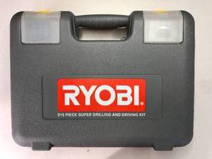 lot 68 image: Ryobi 215 Piece Drilling and Driving Set and Dremel Tools