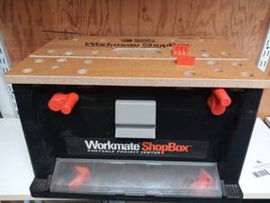 lot 340 image: Black & Decker Workmate Shopbox Portable Project Center