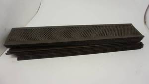 lot 49 image: Dark Brown Hard Durable Plastic Leaf Gutter Guards