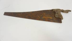 lot 50 image: Vintage Saw with Unique Wood Handle