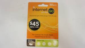 lot 51 image: New Internet On The Go $45 Refill Card