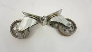 lot 53 image: 2-3 Swivel Steel Casters