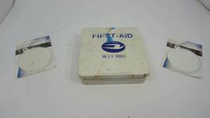 lot 83 image: Vintage Blue Bird First-Aid Kit