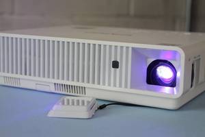 lot 23 image: Casio XJ-M141 XGA Conference Room DLP 3D Capable 1080p LASER Video Projector