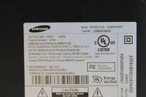 lot 32 image: Samsung 50 1080p 60Hz LED Television  TV  Display - Model UN50EH5000