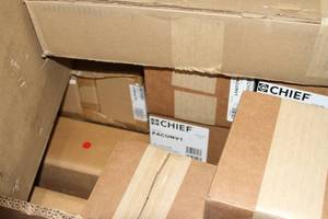 lot 70 image: LARGE Lot of Miscellaneous Chief Manufacturing Pro Audio & Video Items & Accessories - Manifest Attached