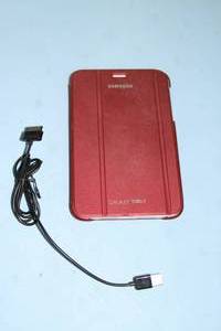 lot 88 image: Samsung Tab 2 7 8GB Touchscreen Tablet with Charging Cable & Cover