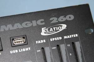 lot 121 image: Elation Professional Lighting Magic 260 DMX Light Controller  Control Console Board