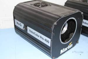 lot 133 image: Lot of 3 Martin RoboColor Pro 400 Pro Lighting Color Changers