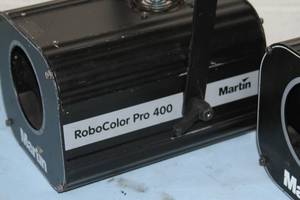 lot 136 image: Lot of 2 Martin RoboColor Pro 400 Pro Lighting Color Changers